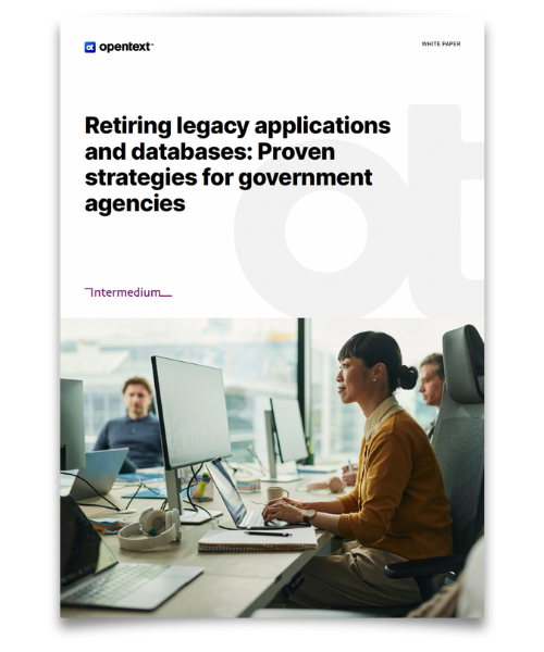 Intermedium - OpenText - Retiring Legacy Applications - prototype